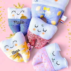 Boîte à dent de lait personnalisée – Cadeau petite souris pour pour naissance et anniversaire enfant