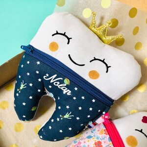 Personalized milk tooth box for children Galaxy