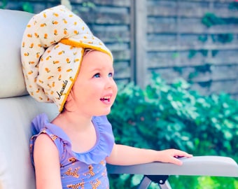 Serviette à cheveux personnalisée, Serviette Turban sèche cheveux, enfant et adulte