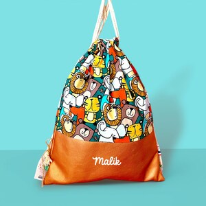 Personalized baby comforter bag, drawstring bag, comforter bag, birthday and birth gift