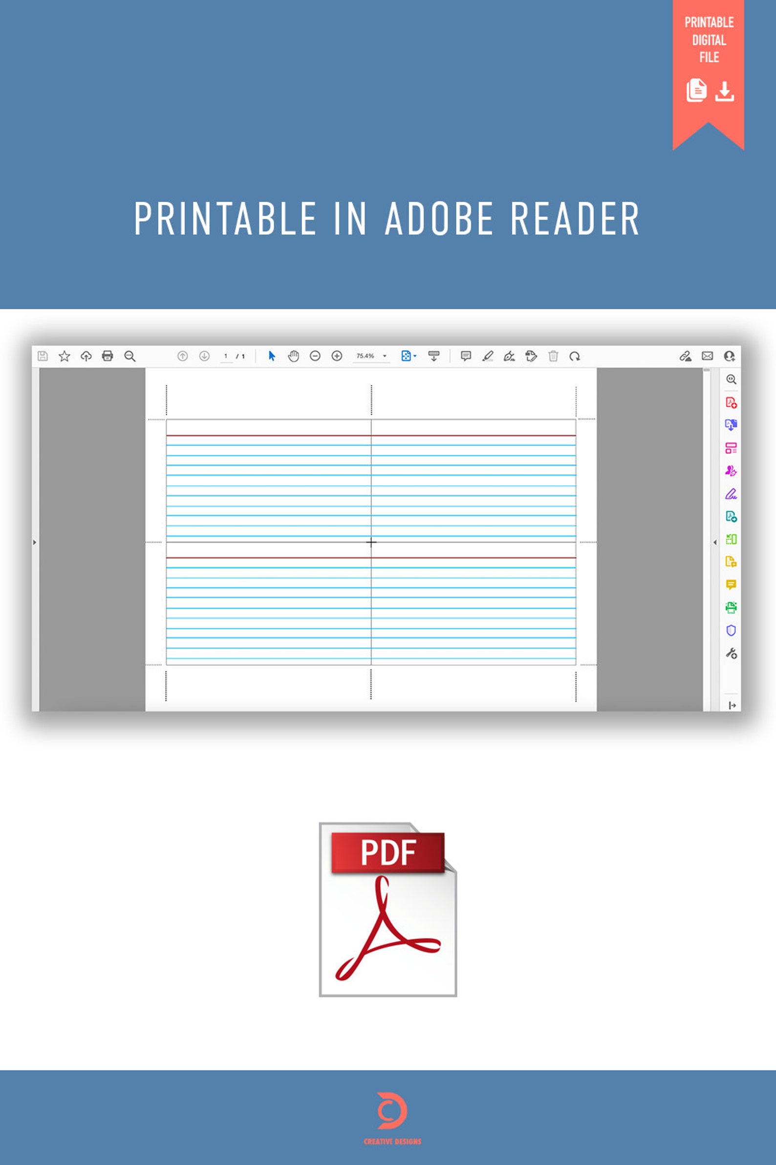 Index Cards, Printable Index Cards, Index Card 3x5, Printable 3x5 Index ...