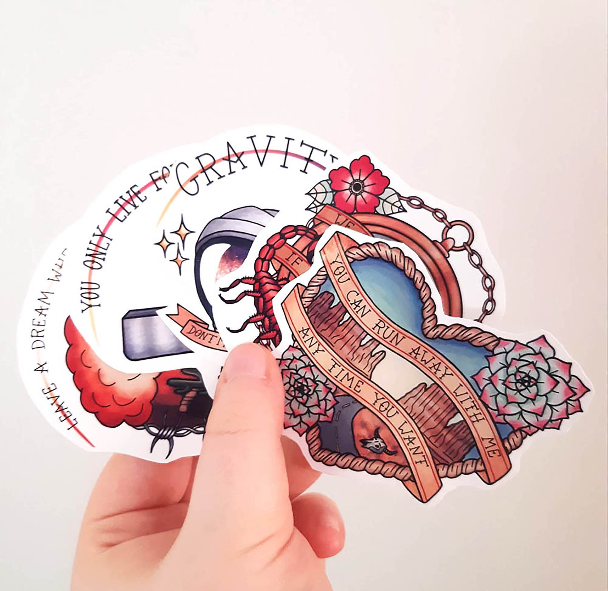 Emo vinyl stickers Etsy