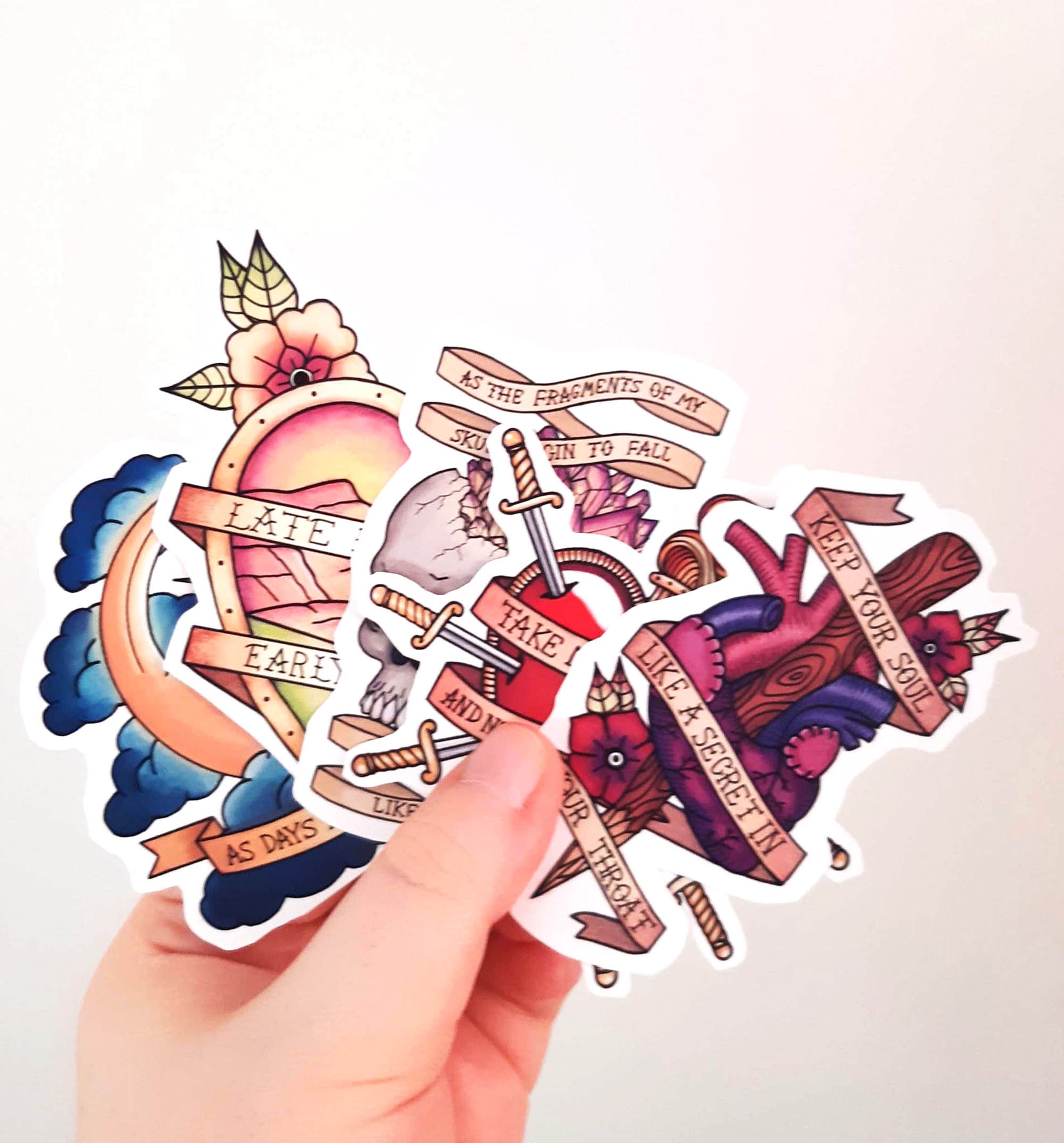 Emo vinyl stickers Etsy