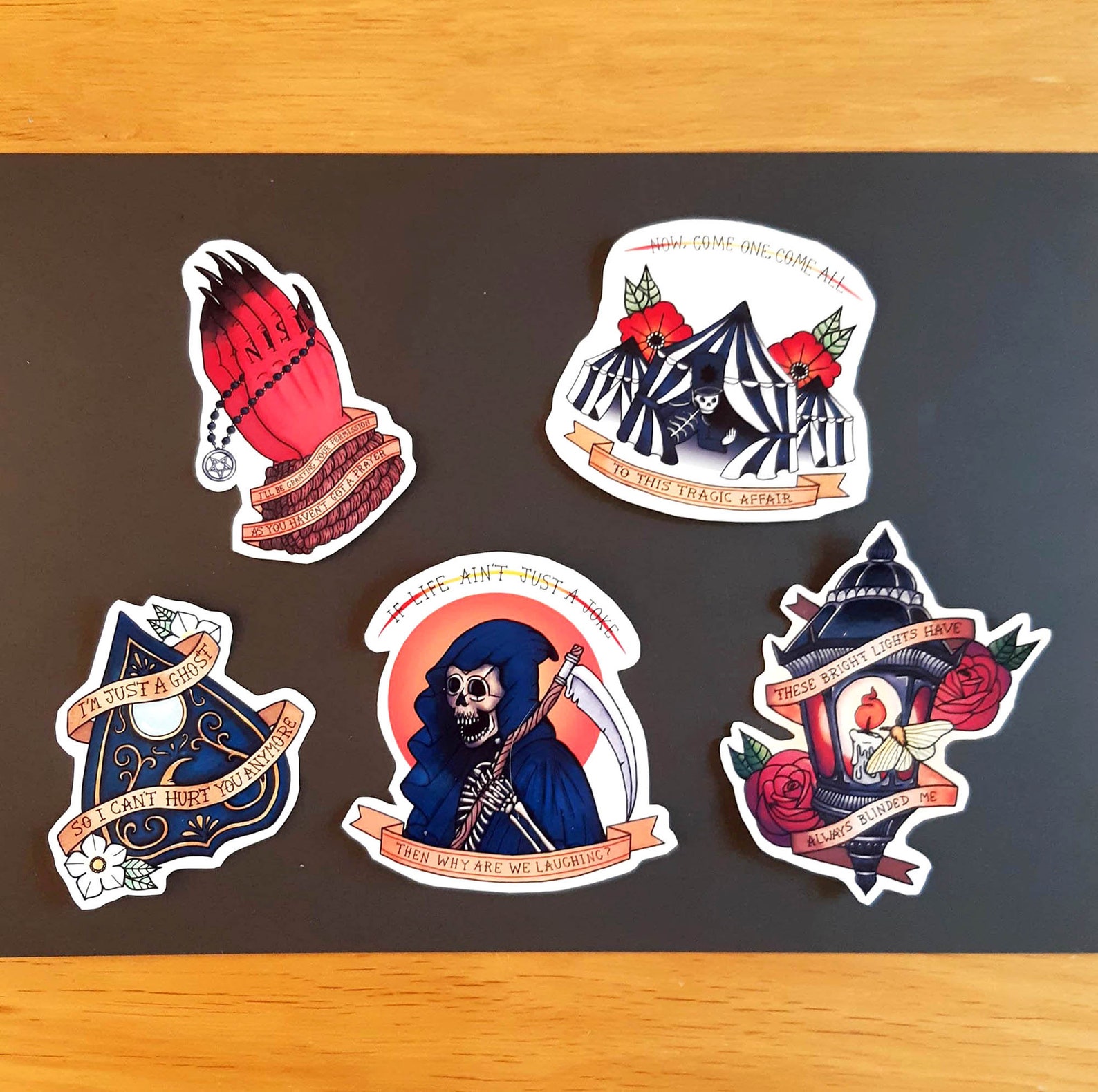 Emo vinyl stickers Etsy