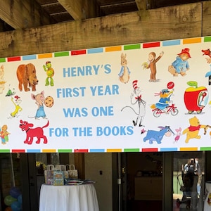 Birthday Banner, Digital Download - First year was one for the books