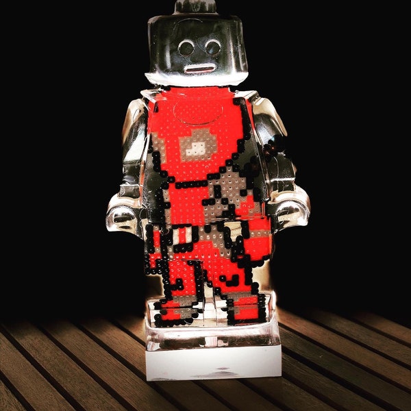 LEGO XXL RÉSINE Deadpool 28cm modèle unique résine epoxy Crystal légo playmobil