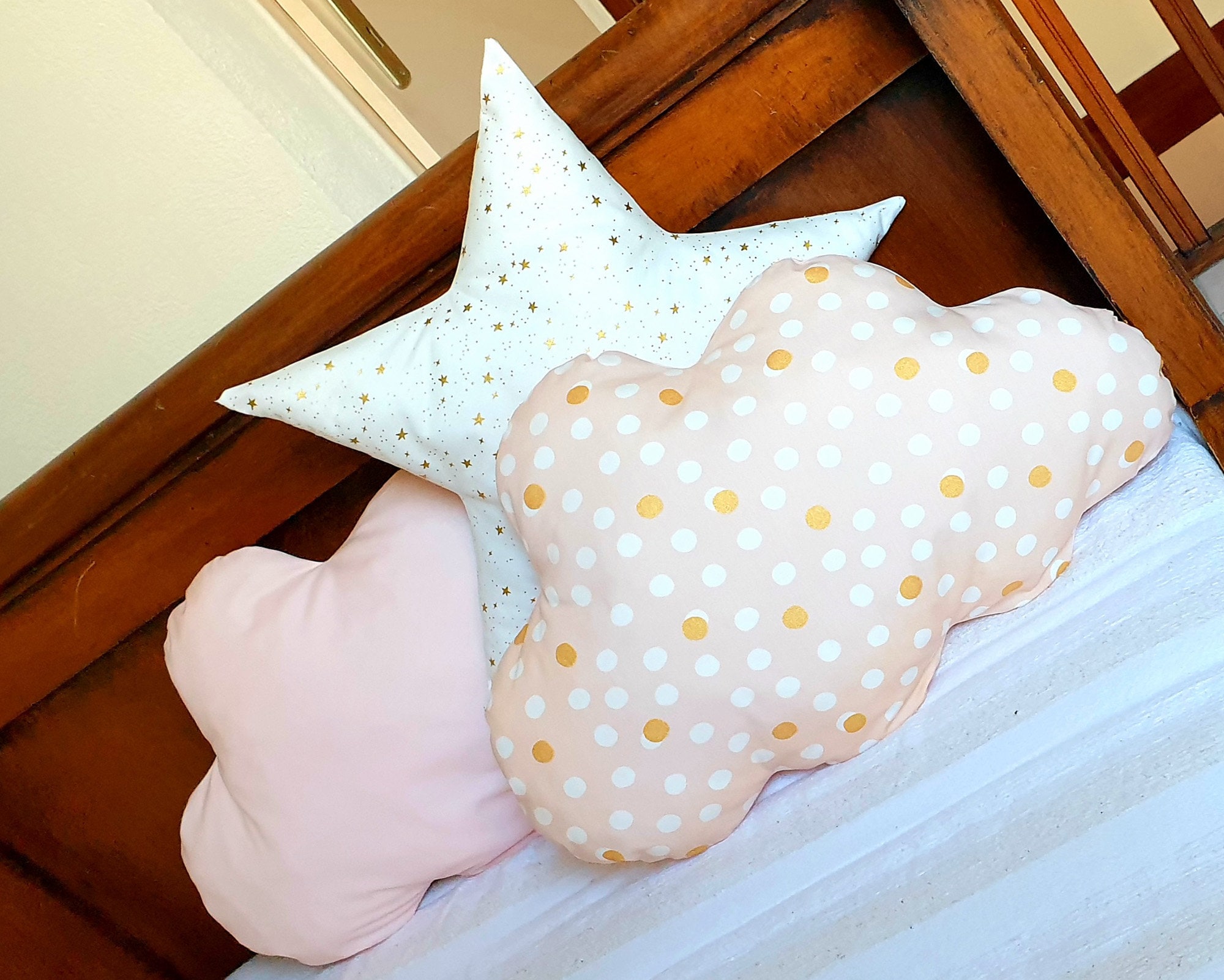 Coussin Nuage, Etoile