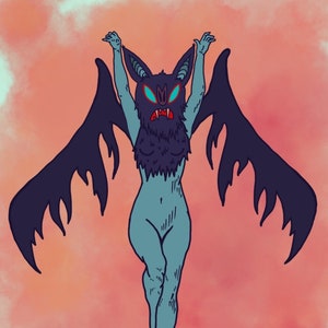 Marceline The Vampire Bat Queen Digitaldruck