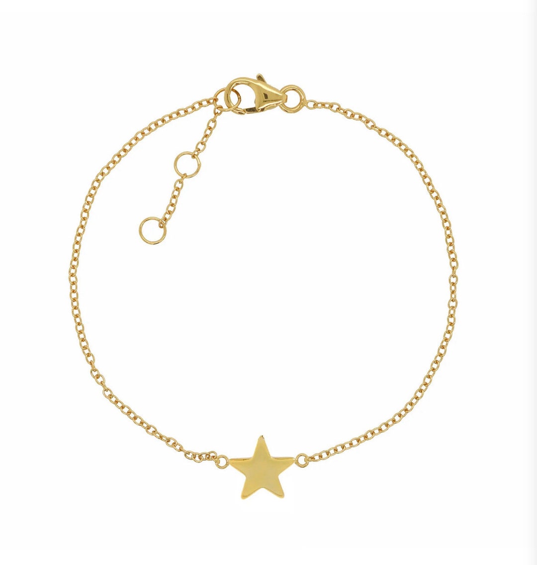 Dainty Star Bracelet, Starburst Bracelet, Celestial, Dainty and Minimal ...