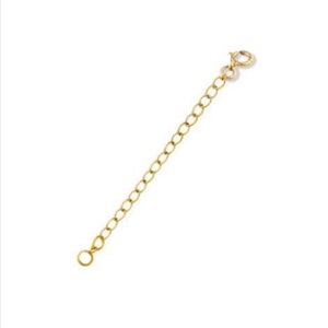 Chain extender, silver extender, gold necklace extender