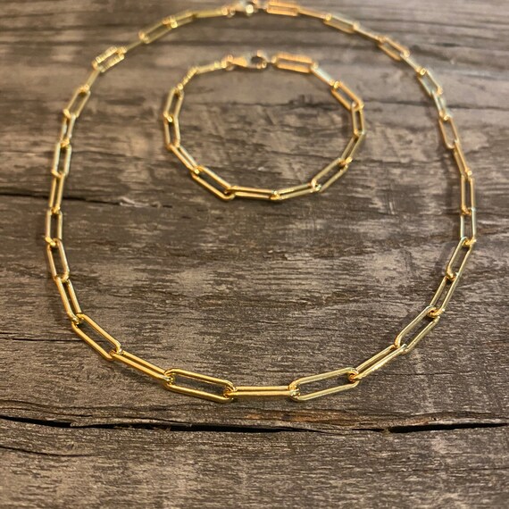 Paper Clip Necklace Boyfriend Necklace 