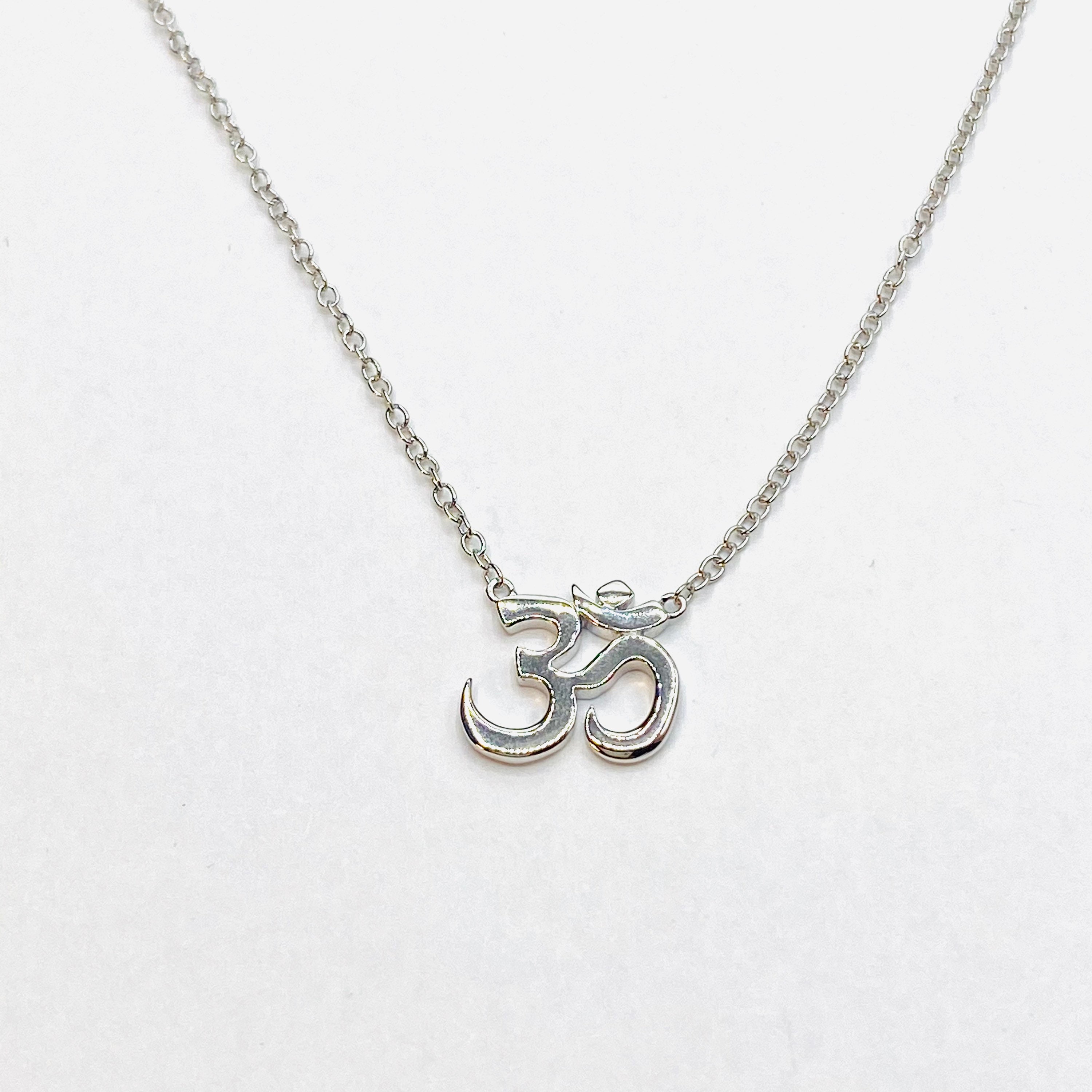 Ohm necklace ohm pendant yoga jewellery ohm symbol yoga Etsy