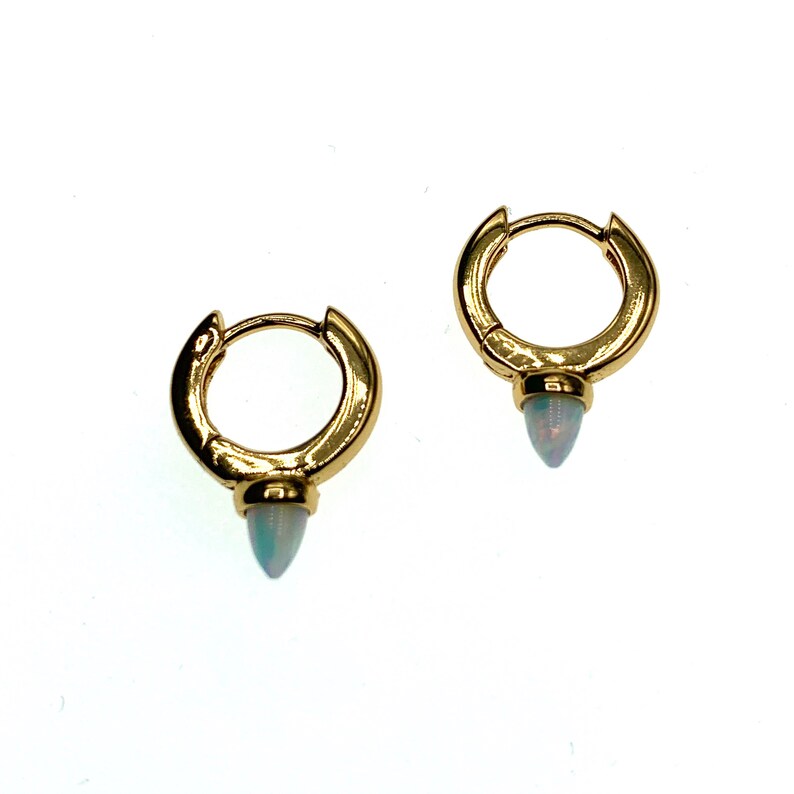 silver earrings Opal earrings hoop earrings opal earrings bullet earrings dainty earrings Hoop earrings UK,birthstone Huggies