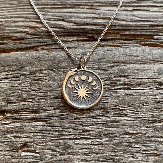 Recycled silver necklace sale