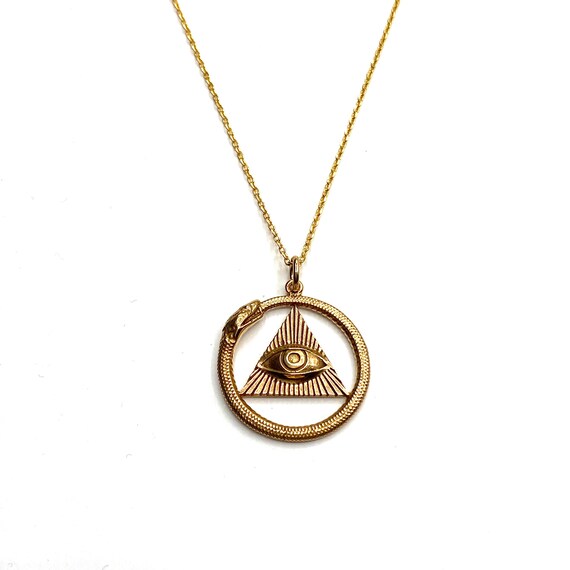 Illuminati snake necklace best sale