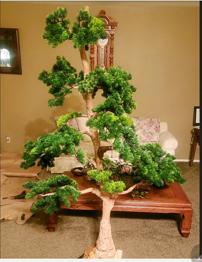 6.5ft Faux Bonsai Tree | Large Artificial Zen Garden Decor - Etsy