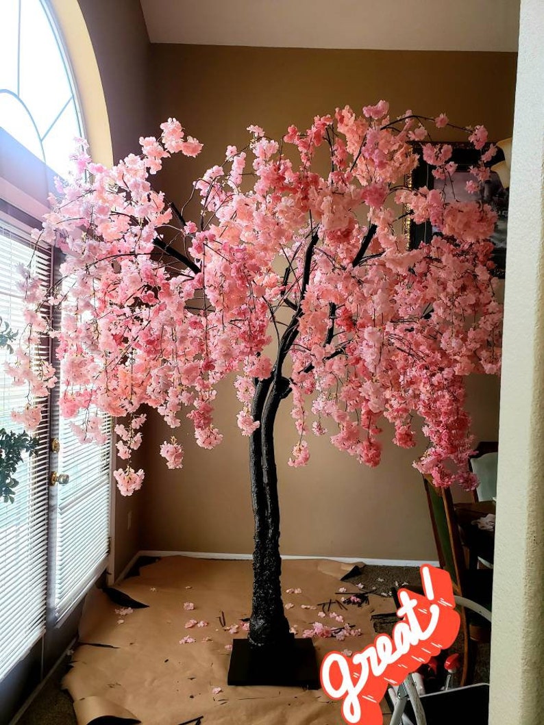ARTIFICIAL Newluminess Faux Cherry Blossom TREES Etsy