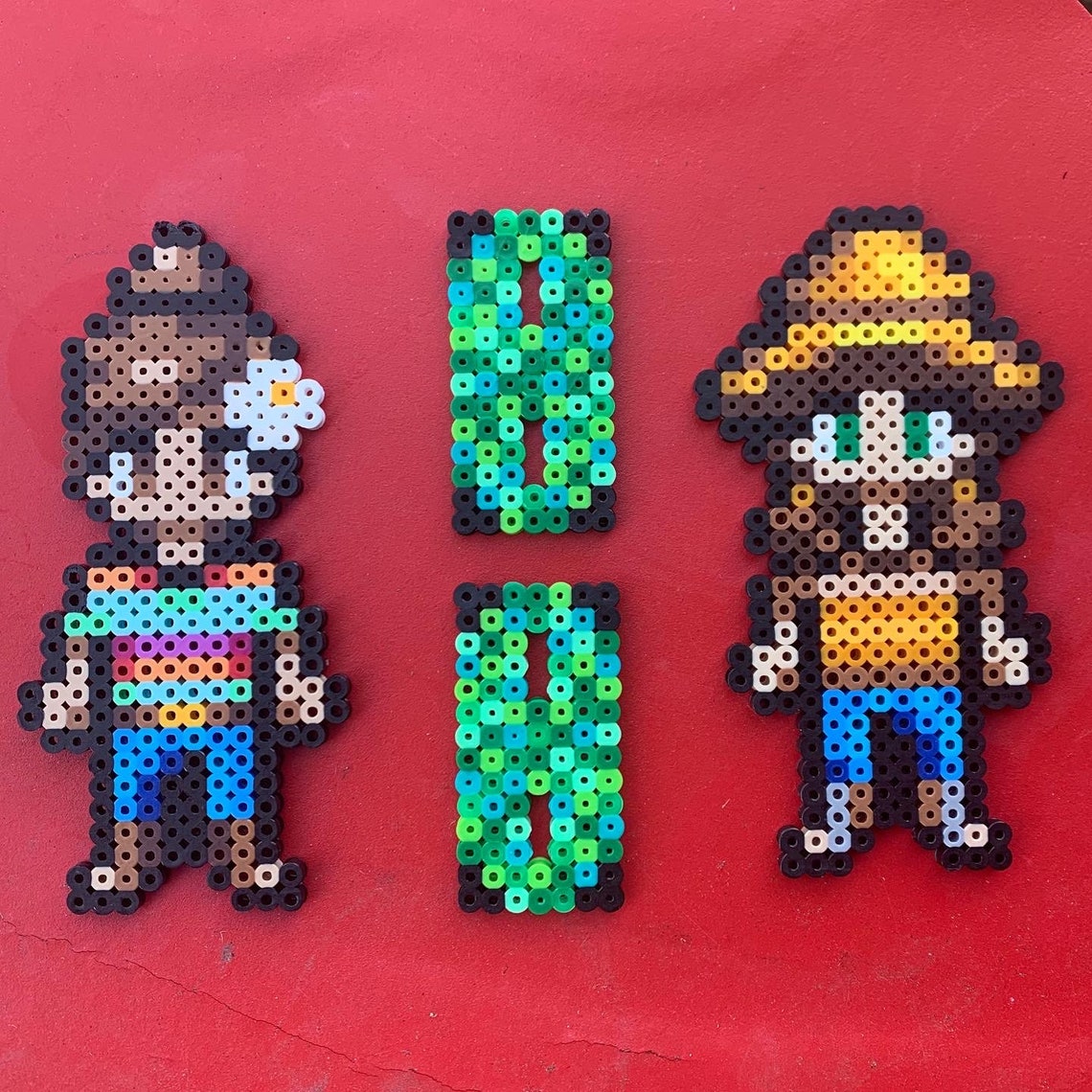 Custom Stardew Valley Character // Personalized Perler Bead - Etsy