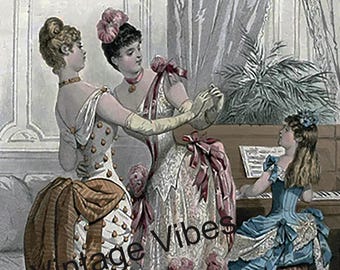 Victorian Era Lesbians, Ladies in a Drawing-Room Scene