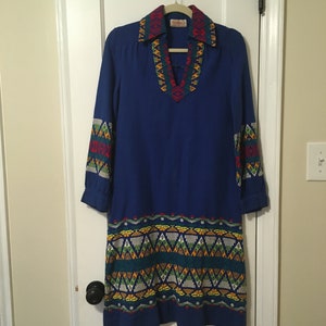 Stunning vintage embroidered boho dress