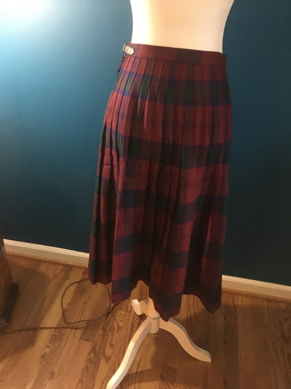 Vintage Charter Club Wrap Pleat Skirt - image 5