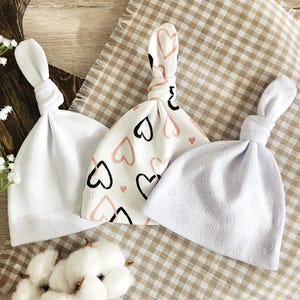 Reborn Puppenmütze für 34-36cm Kopf | Babypuppen Neugeborenen Mütze(weiß, bunt, durchbrochen)