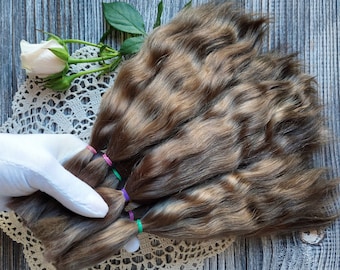 Doll hair (Cold blond) organic hair. Mohair doll hair. Doll Reborn hair doll Paola hair doll Mohair wig natural mohair doll Waldorf hair