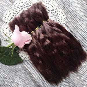 Natural doll hair mohair for crafting supplies