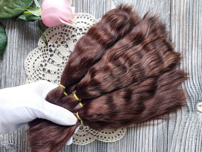 Mohair doll hair natural locks for wig making