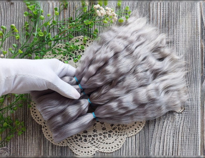 Mohair doll hair locks for handmade wigs