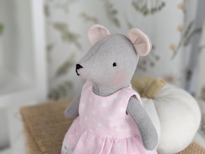 Mouse Sewing Pattern PDF | Mini Mouse Doll Pattern and Dress Tutorial ...