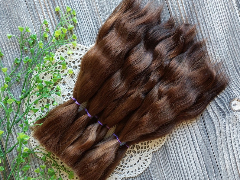 Doll hair. Made from natural Angora goat hair. Perfectly suitable as a hair for dolls. Mohair doll hair is also great for making doll wigs.