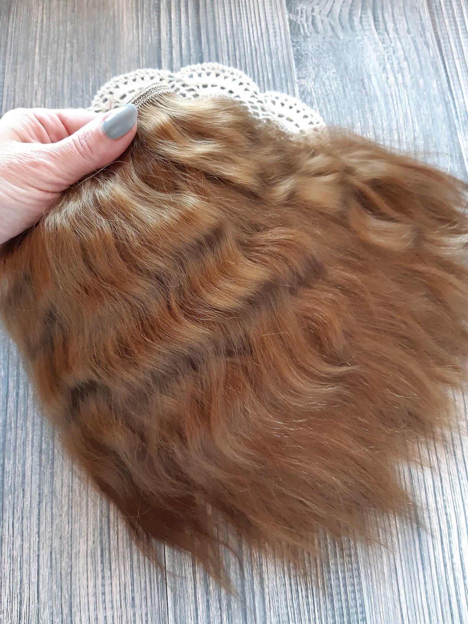 Mohair weft Mohair doll hair Weft Mohair strands Mohair lock Etsy