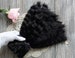 Mohair doll hair. Black color. Mohair perfect for reborn doll, and making a blythe, bjd, paola reina, wig. And many other dolls. 