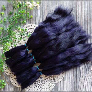 Mohair doll hair handmade wig making supply