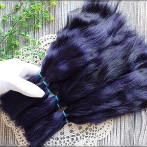 Curly doll hair mohair for crafting supplies