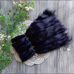 DIY doll wig material mohair hair texture