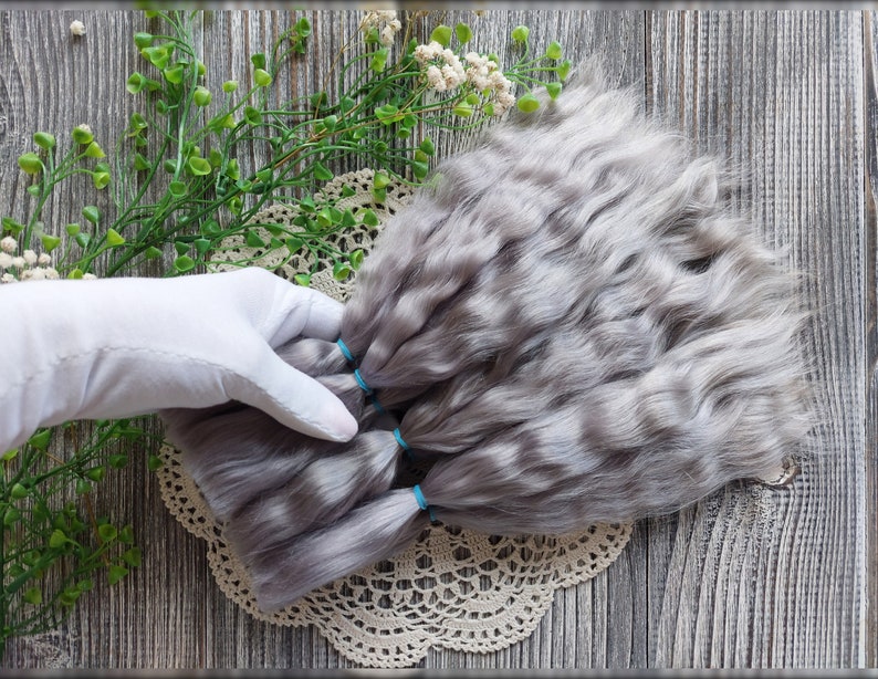 Doll hair premium mohair dyed locks