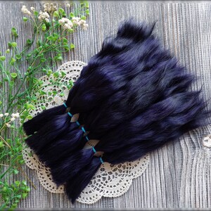 Premium straight doll hair locks for wigs