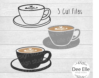 Koffie SVG-bundel, Espresso SVG, Koffiekopje SVG, Koffieliefhebbers Clipart, Koffiemok, Espresso PNG, Snijbestand voor Cricut, SVG, PNG, EPS, DXF