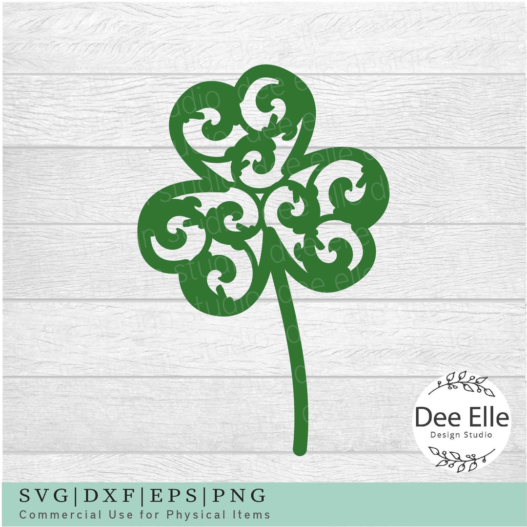 st patricks day swirly line