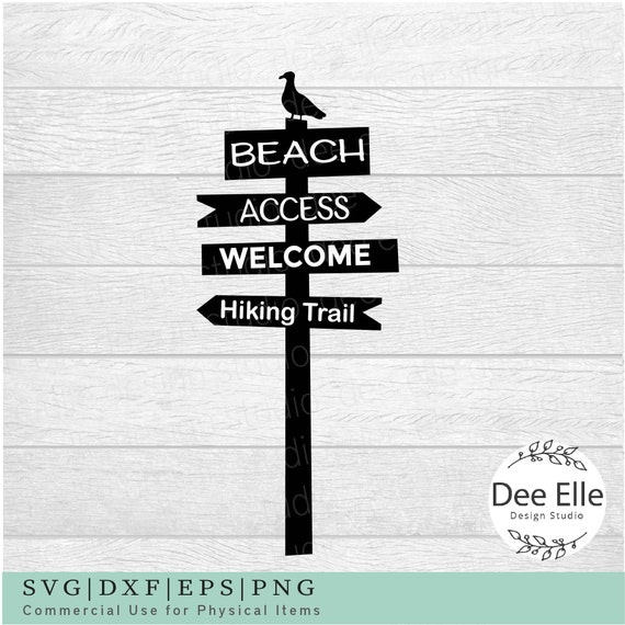 Strandschild Svg Strand svg Sommer Svg Urlaub Svg Ozean | Etsy