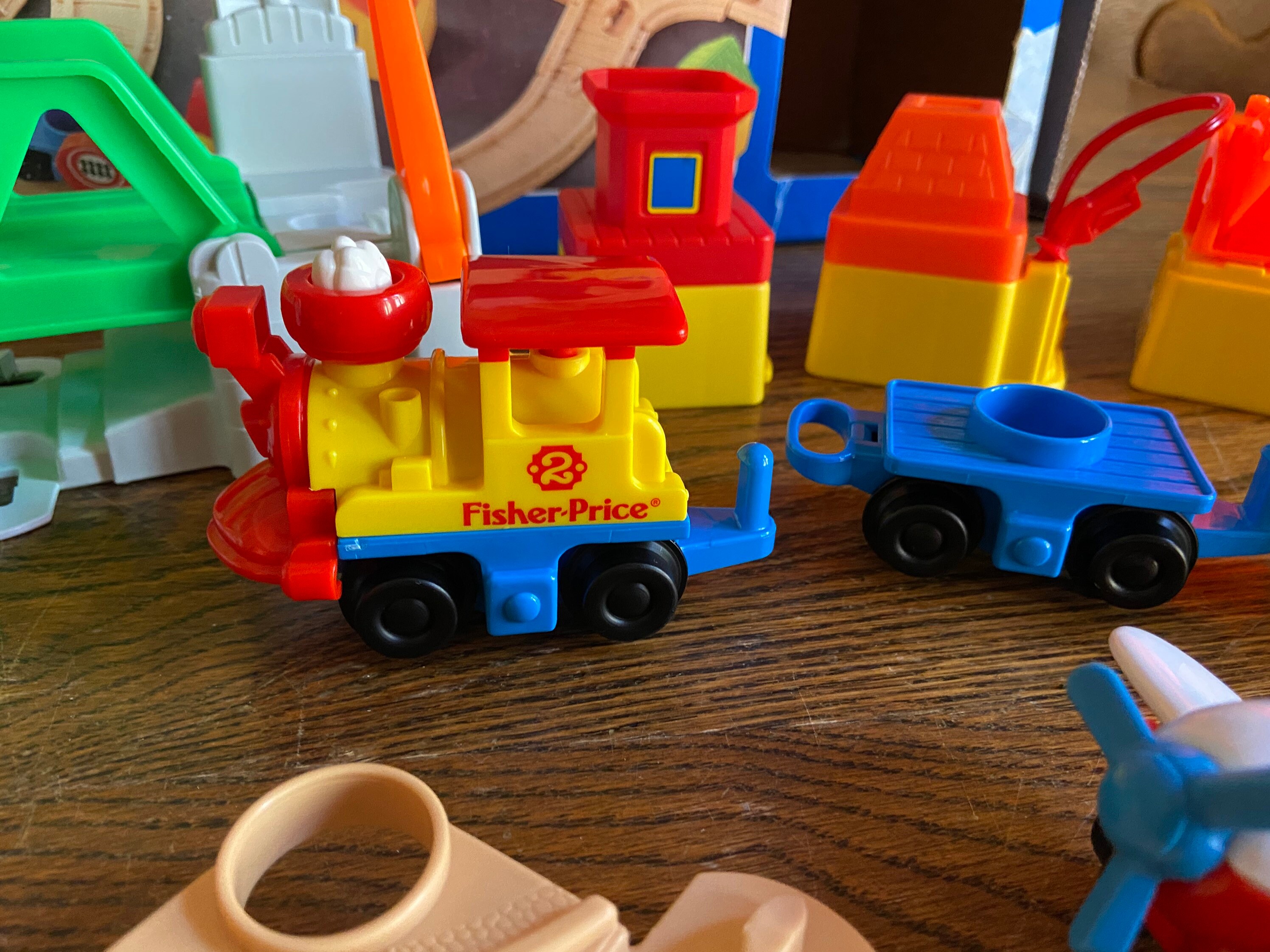 Vintage 1991 Fisher Price Flip Track Rail and Road Set 2 in 1 Etsy