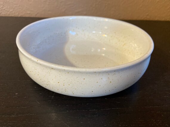 Vintage 1990s Dansk Lindestone Soup pasta Bowl Light Oatmeal 7