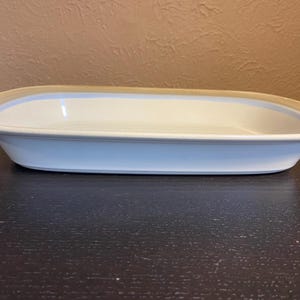 Vintage 1970s-80s Noritake Stoneware 14-Inch Rectangular Baker / Open Roasting Pan / Painted Desert | 8603 -- Super-useful and Made in Japan image 3
