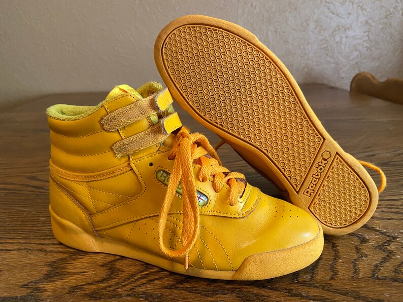 Vintage 1980s Reebok Classic Aerobics Freestyle Hi-Top Leather | Etsy