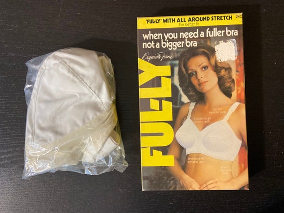 Vintage New Exquisite Form Ful-ly Posture Bra P565 White 44C New