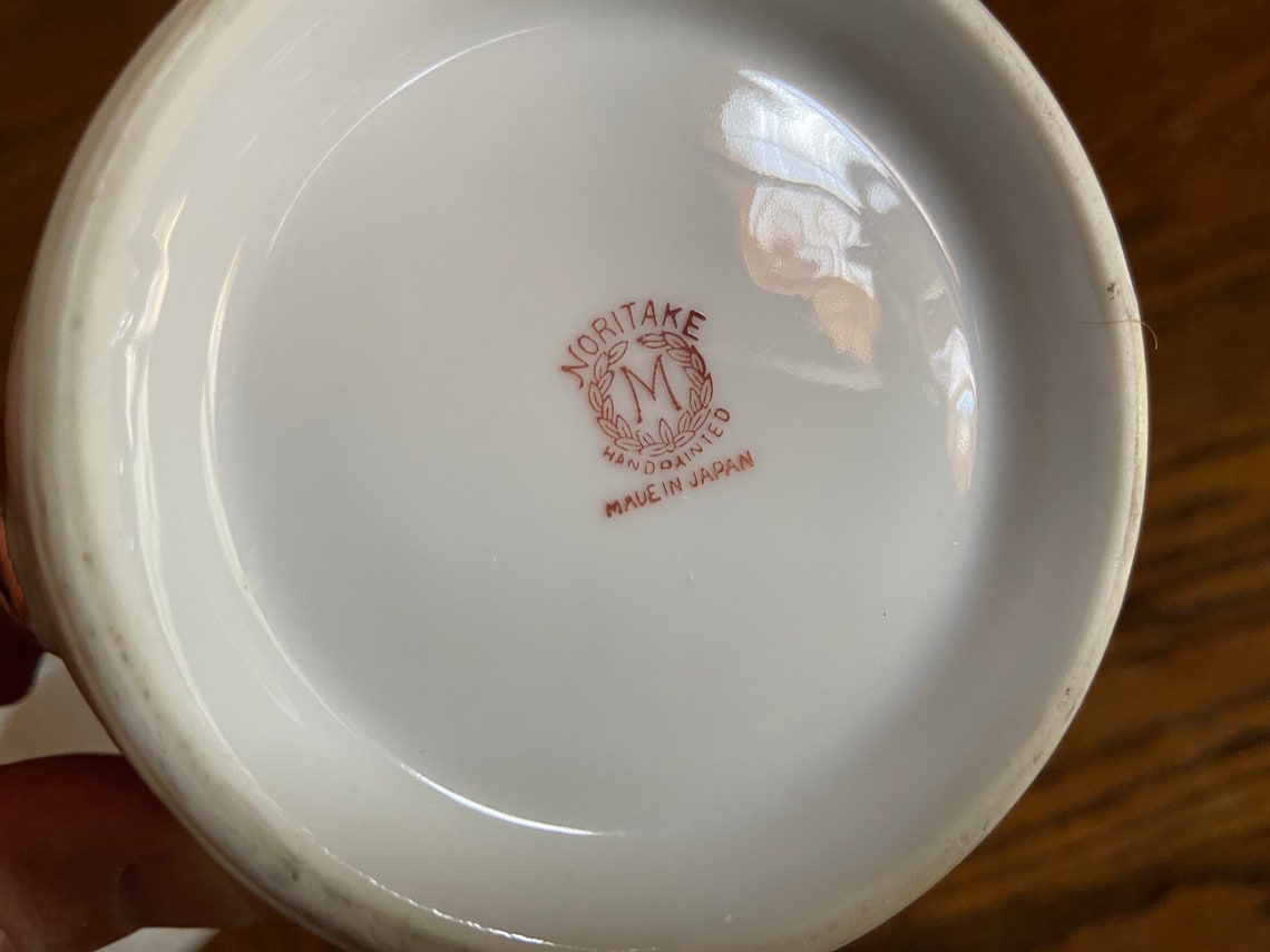 Antique Noritake Condiment Bowl with Lid Ladle and Etsy