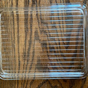 Vintage Pyrex Rechteckige Auflaufform / Kühlschrankdeckel -- 503-C, Maße: 24 x 18 cm. Wirklich toller Zustand!