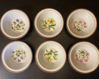 Vintage 1970s, Baroque Spring Garden, Handpainted Hearthside